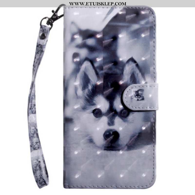 Etui Folio do Samsung Galaxy A14 / A14 5G z Łańcuch Stringi Husky